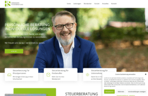 Screenshot der Website heinzmann-steuerberatung.de